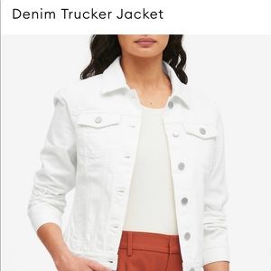 Banana Republic white Denim Jacket